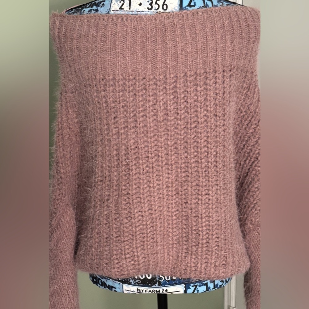 Sweet Lemon off the shoulder sweater - Picture 3 of 4
